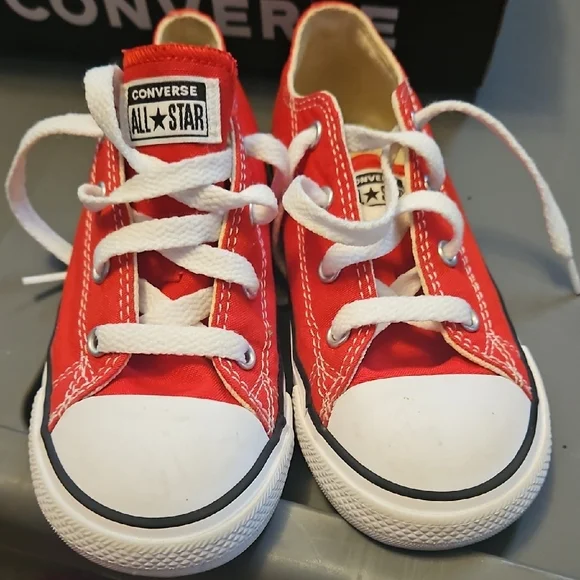 Converse Kids Classic Red Sneakers - Picture 2 of 5